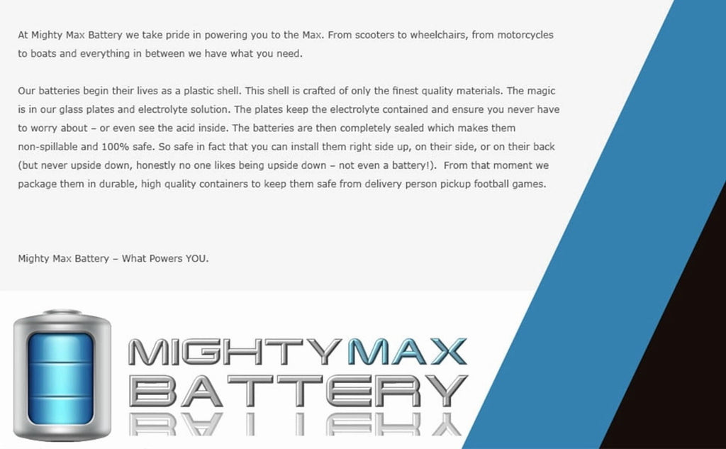 12V 35Ah GEL Battery Replacement for Kangaroo TG-31 Golf Cart